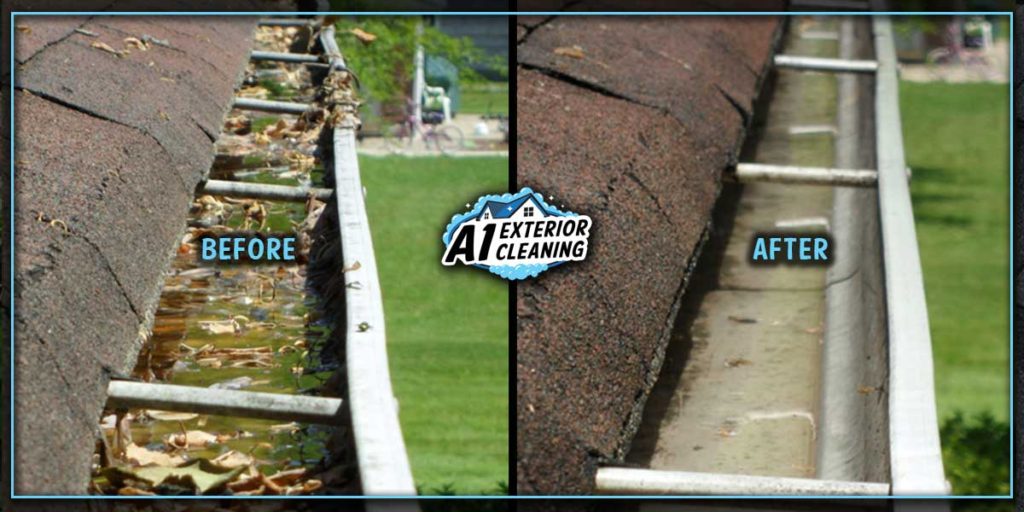 Blocked gutters fill with water and debris, which puts strain on your gutters. This can result in shifting, sagging or even falling off.